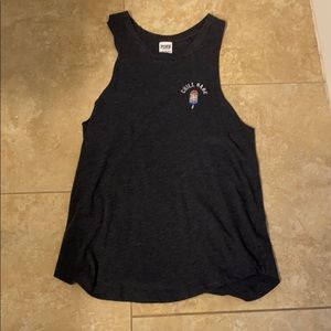 Chill Bae Tank top/ Bathing suit cover up